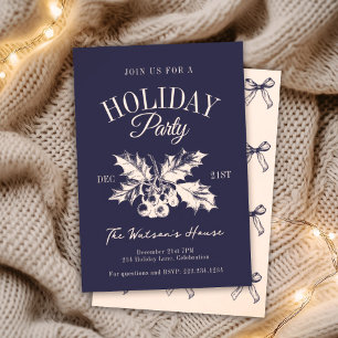 Mistletoe Christmas Holiday Party Sozialclub Einladung