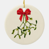 Mistletoe Christmas Keramik Ornament (Hinten)