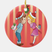 Mistletoe Christmas Keramik Ornament (Hinten)