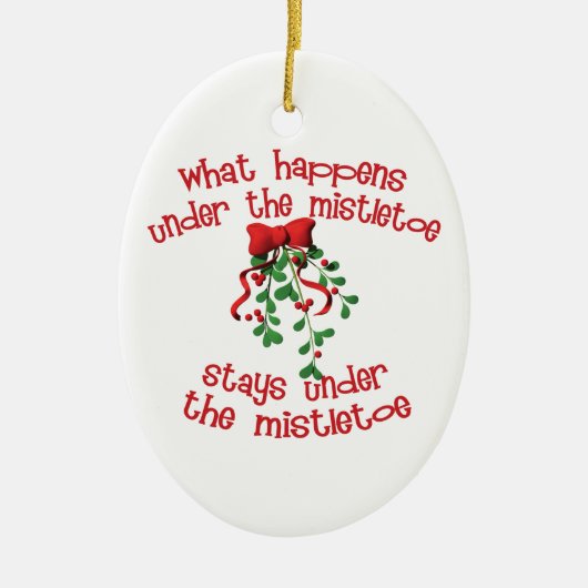 Mistletoe Christmas Ornament (Vorne)