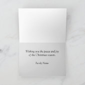 Mistletoe Crow Feiertagskarte (Innenseite)