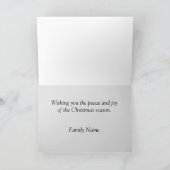 Mistletoe Crow Feiertagskarte (Innenseite)