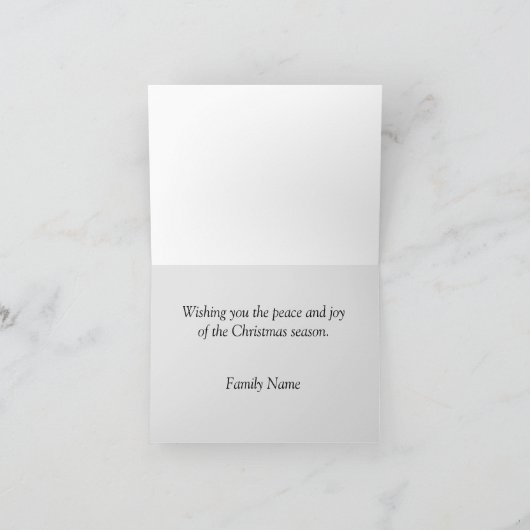 Mistletoe Crow Feiertagskarte (Innenseite)