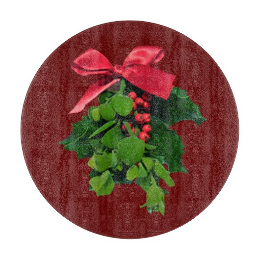 Mistletoe Cutting Board Schneidebrett (Vorderseite)