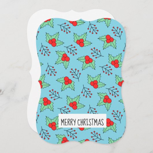 Mistletoe Einladung (Vorne/Hinten)