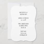 Mistletoe Einladung (Rückseite)