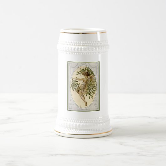 Mistletoe Fairy Tasse über Ihrem Kopf (Mittel)