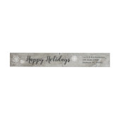 Mistletoe-Feiertags-Adresseetikett (Person)