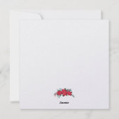 Mistletoe Feiertagskarte (Rückseite)