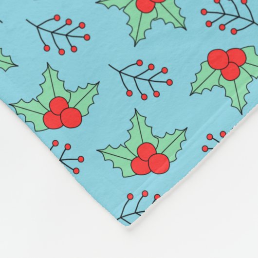 Mistletoe Fleecedecke (Ecke)