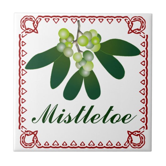 Mistletoe Fliese (Vorderseite)