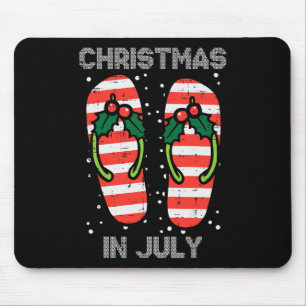 Mistletoe Flip Flops Weihnachten im Jully Sommer X Mousepad