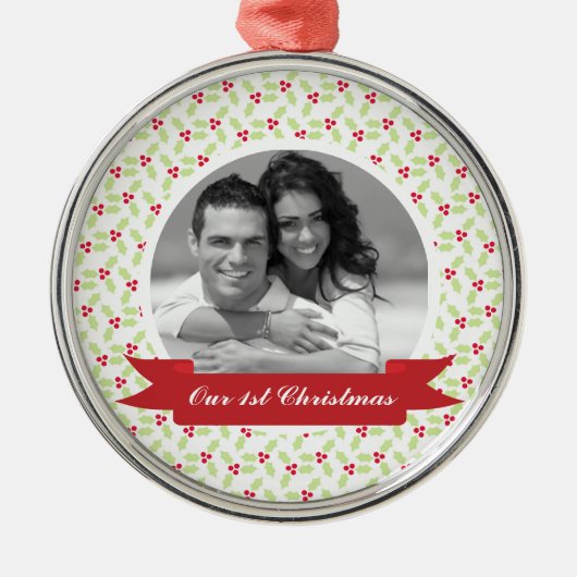 Mistletoe Foto Ornamente (Vorne)