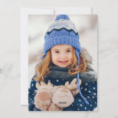 Mistletoe Frohe Weihnachten 3 Foto Rustikales Holz (Rückseite)