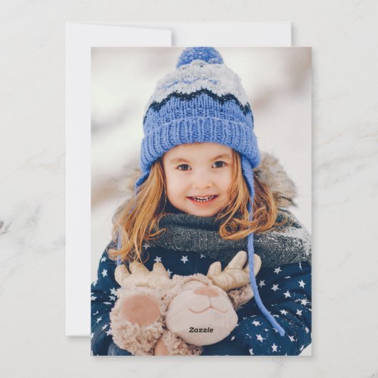 Mistletoe Frohe Weihnachten 3 Foto Rustikales Holz (Rückseite)