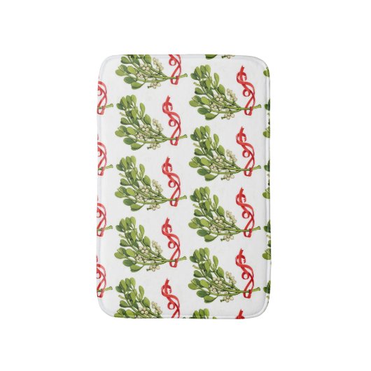 ***MISTLETOE GALORE*** BADEMATTE (Vorderseite Vertikal)