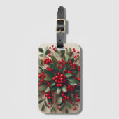 Mistletoe  gepäckanhänger (Vorderseite Vertikal)