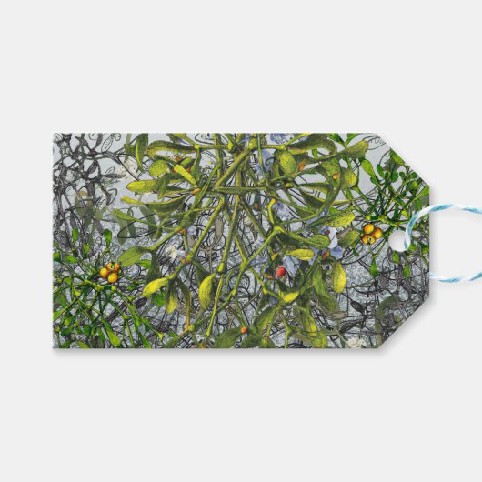 Mistletoe Geschenkanhänger (Vorderseite (Horizontal))