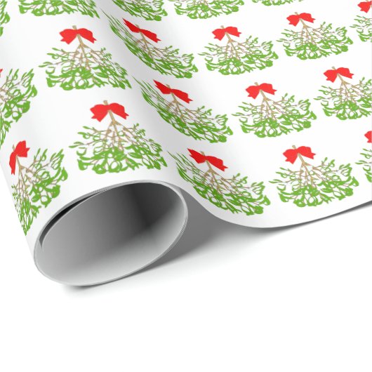 Mistletoe Geschenkpapier (Rolleneckpunkt)