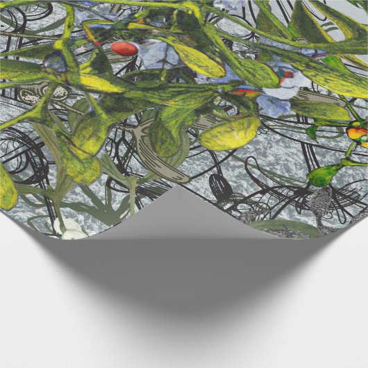Mistletoe Geschenkpapier (Ecke)