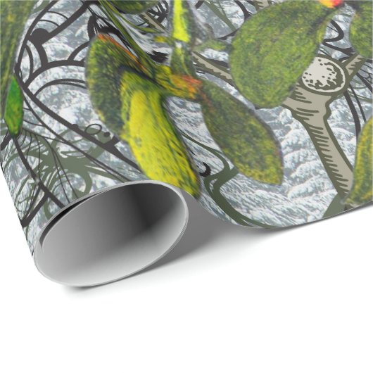 Mistletoe Geschenkpapier (Rolleneckpunkt)