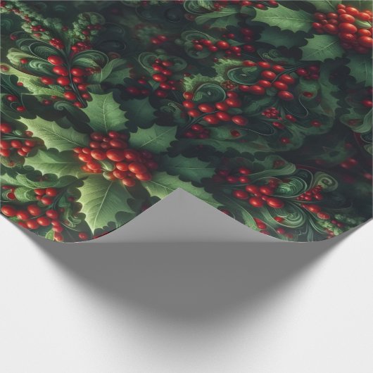 Mistletoe Geschenkpapier (Ecke)