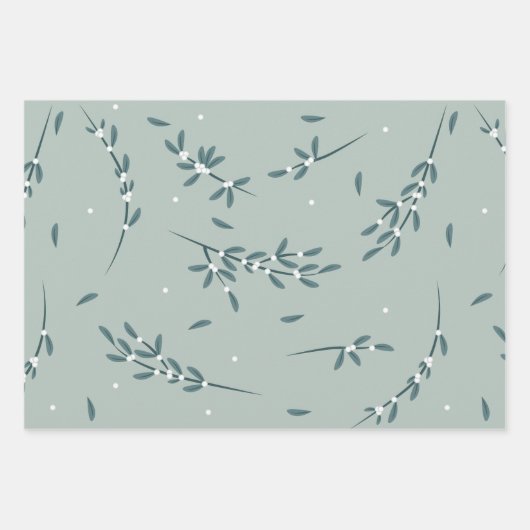 Mistletoe- Geschenkpapier Set (Vorderseite 2)