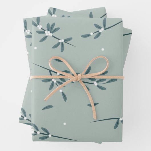 Mistletoe- Geschenkpapier Set (Beispiel)