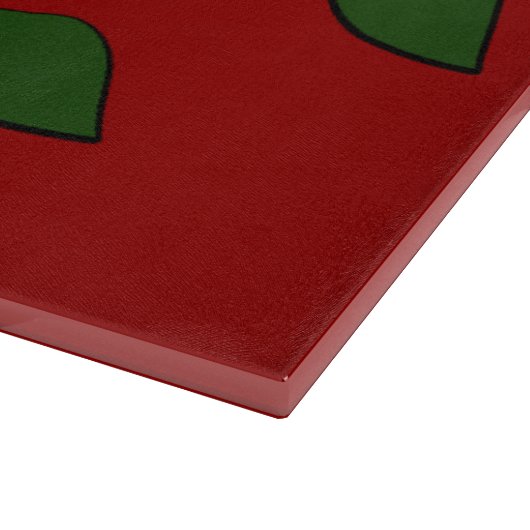 Mistletoe Glas Cutting Board Schneidebrett (Ecke)