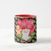 Mistletoe Gnome Anpassungsfarbe Tasse (Zentrum)