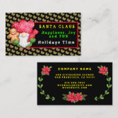 Mistletoe Gnome passen Farbe und Text an Visitenkarte (Vorne/Hinten)