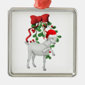 Mistletoe Goat Ornament (Vorne)