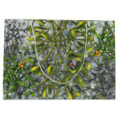Mistletoe Große Geschenktüte (Rückseite)