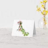 Mistletoe Grußkarte Karte (Gelbe Blume)