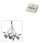 Mistletoe Gummistempel (Stempel)