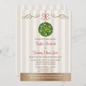 Mistletoe Hochzeit Einladungen (Vorne/Hinten)
