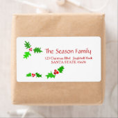 Mistletoe Holiday Address Label (Insitu)