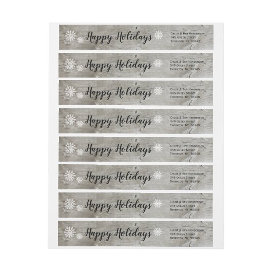 Mistletoe Holiday Address Label (Bogen)