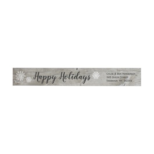 Mistletoe Holiday Address Label (Person)