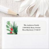 Mistletoe Holiday Address Labels (Insitu)