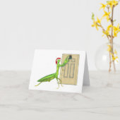 Mistletoe Holiday Card Karte (Gelbe Blume)
