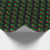 Mistletoe Holiday Festivals Weihnachten Geschenkpapier (Ecke)
