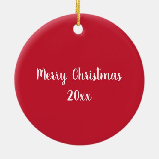 Mistletoe Holiday Keramik Ornament (Hinten)