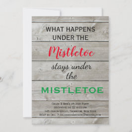 Mistletoe Holiday Party Einladung