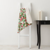 Mistletoe Holiday Sherpa Blanket Sherpadecke (Beispiel)