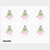 Mistletoe Holiday Sticker (Blatt)