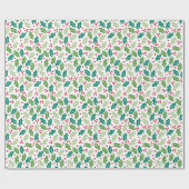 Mistletoe Holiday Wrapping Paper Geschenkpapier (Flach)