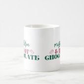 Mistletoe & Hot Chocolate - Weihnachten Kaffeetasse (Mittel)