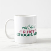 Mistletoe & Hot Chocolate - Weihnachten Kaffeetasse (Links)