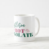 Mistletoe & Hot Chocolate - Weihnachten Kaffeetasse (VorderseiteRechts)